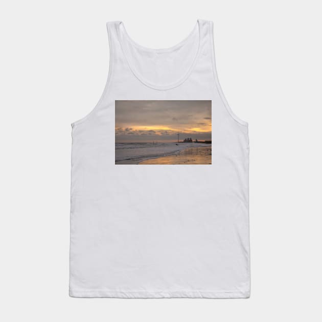 January on a Northumbrian beach. Tank Top by Violaman
